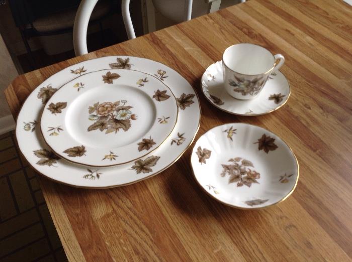 "Dorchester" by Royal Worchester china service for 8
