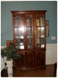 great size china cabinet with lights
