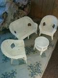 Doll wicker furniture