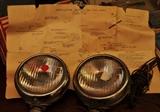PAIR SMALL VINTAGE STYLE FOG LIGHTS 

WITH ORIGINAL INSTRUCTIONS 
