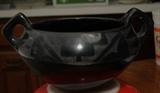 PABLITA TAFOYA CHAVARRIA ~ SANTA CLARA PUEBLO POTTERYEARLY LARGE POT ~ HAIRLINE CRACK 
