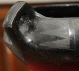 PABLITA TAFOYA CHAVARRIA ~ SANTA CLARA PUEBLO POTTERYEARLY LARGE POT ~ HAIRLINE CRACK 
