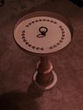 TOLE WARE SIDE TABLE