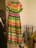 great 60's colors in a long dress