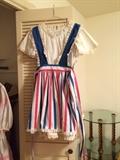 red white and blue pinafore!