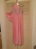 fabulous pink beaded formal and shawl 