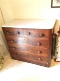 empire marble top chest of drawers