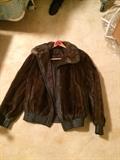 mink bomber jacket