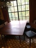 Dux Swedish dining table and chairs
