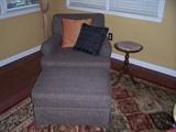 Chair and ottoman $225