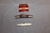 Winston lighter, Olde Stag knife, and a 1940's coke knife