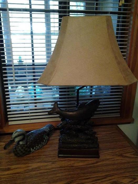 One of several table/desk lamps
