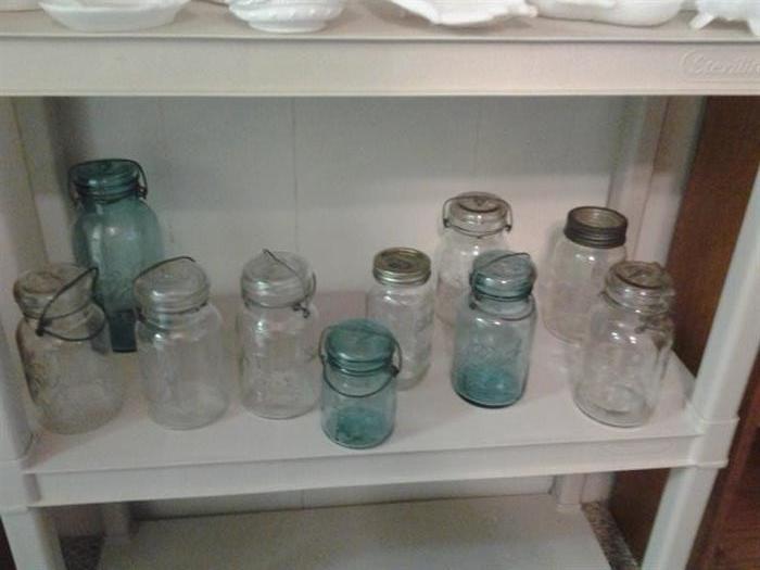 Collectable glass jars