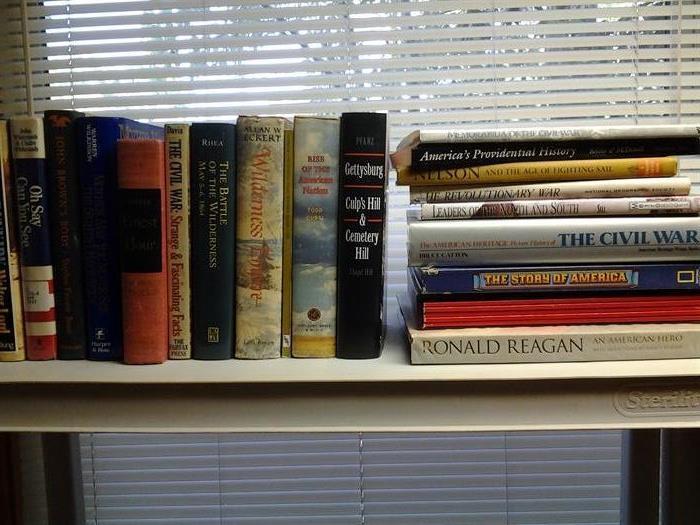 Civil War, WWI and WWII books - a small portion