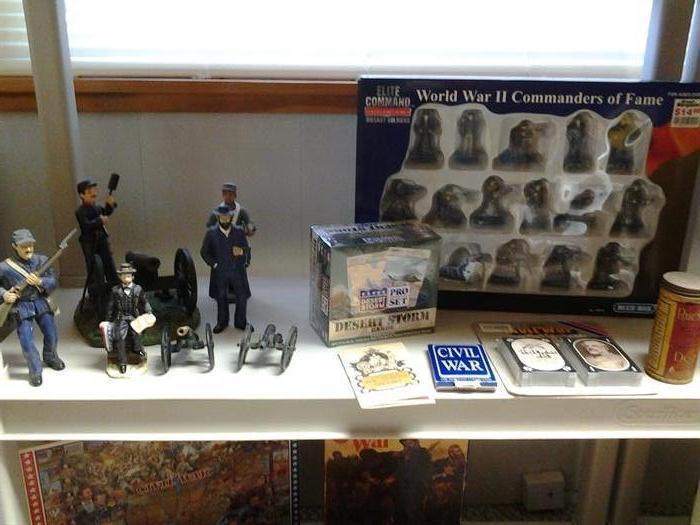 Civil war figures and collectables