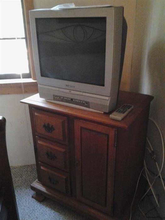 Storage cabinet and TV