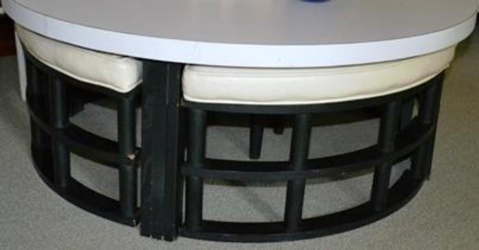 MCM table with stools