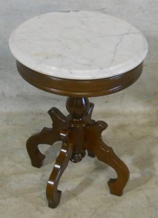 Marble top fern stand