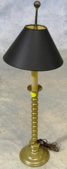 Tall brass table top lamp