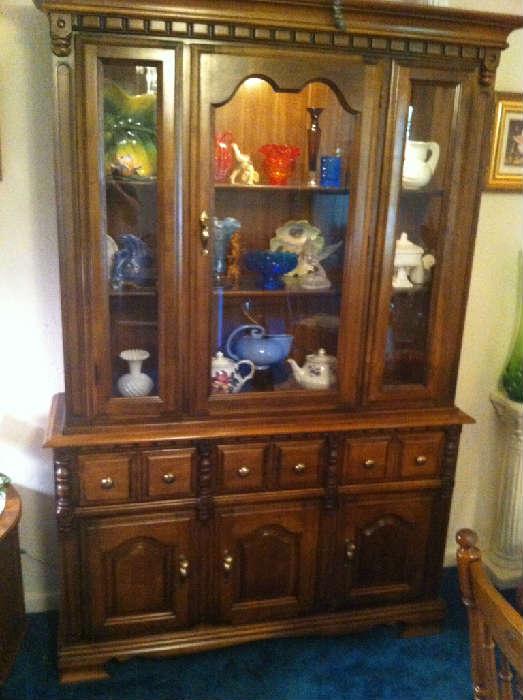 China Cabinet, Fenton, Niloak, Camark, Hull