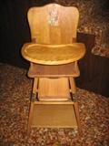 Very rare vintage high chair that converts to a stroller.
