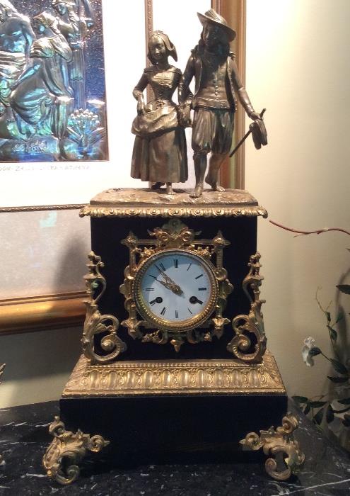 Baschet Baullier antique clock