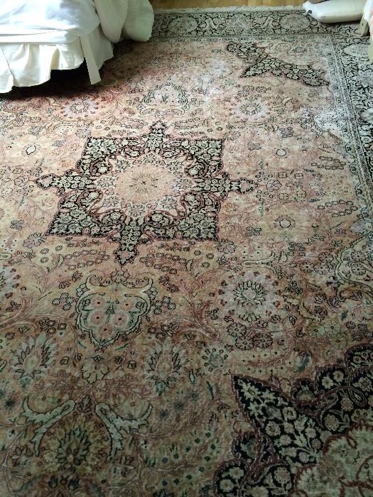 Vintage silk rug