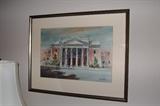 Watercolor by Tom Conner of Montgomery City Hall