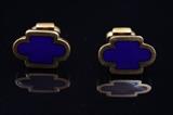 18 Karat Gold David Webb Men's Cuff Links