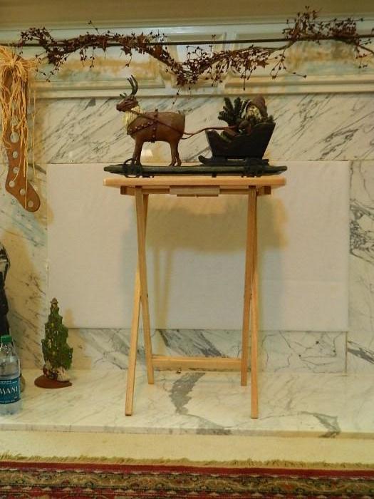 Just In Time for Christmas, "Antique Santa Sleigh & Reindeer