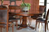 72" Round, 6 armless chairs, 2 arm chairs (set)