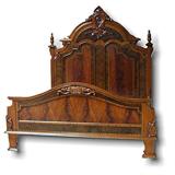 King Size Mahogany Bed Set