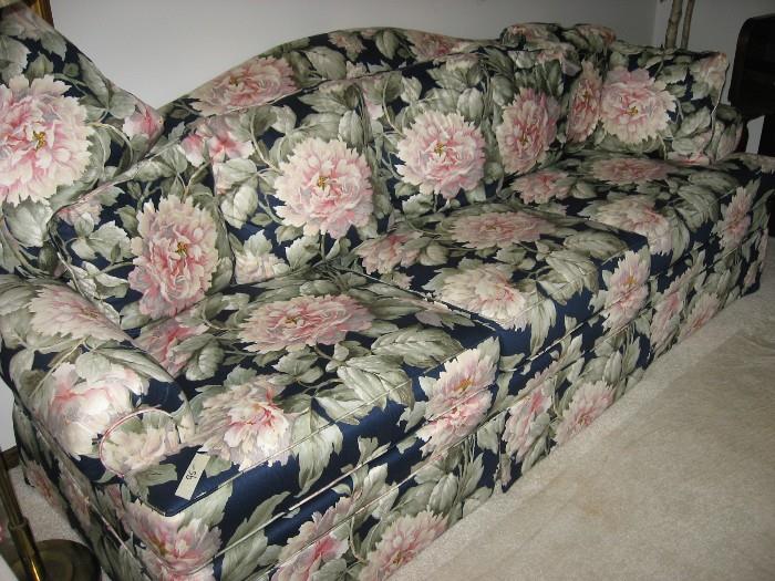 Floral Ethan Allen sofa