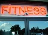 Large Fitness Sign