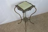 Antiques - Victorian Green Onyx plant stand