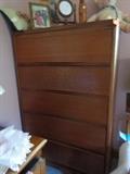 chest of drawers, walnut