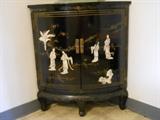 Japanese style corner cabinet
