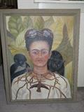 Self portrait of Frida Kahlo - Mexican artist