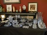 Glassware and knickknacks