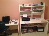 Computer table w/shelves (table and shelves ONLY)