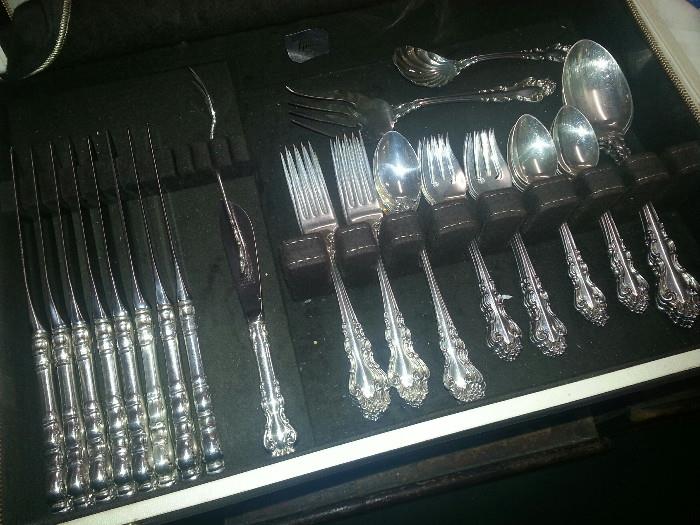 Reed & Barton 'Spanish Baroque' 47 Piece Sterling Service 