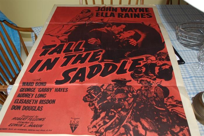 Tall in the Saddle Movie Poster