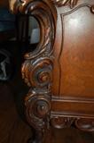 A pair of ornately carved twin beds (prettiest beds I have seen in my 33 years of doing sales)