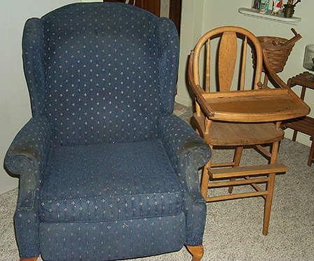 Recliner and high chair