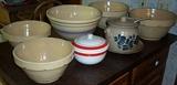 Yellow ware bowls