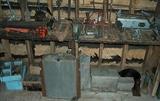 Old Tools, 1939 Chevy pickup radiator, chicken feeders, etc...