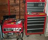 King Craft 6000 watt Generator & Craftsman Tool Chest