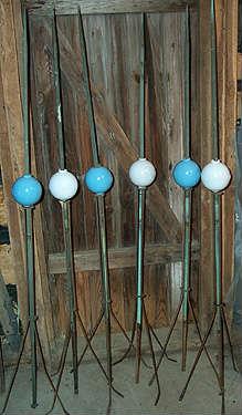 Lightning rods and balls
