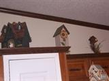 Several Collectible Birdhouses