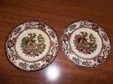  Burslim England porcelain plates